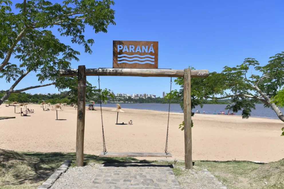 Se habilitó el ingreso al río en la playa del Thompson